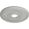 Ekena Millwork Melonie Ceiling Medallion (Fits Canopies up to 6 3/8"), Hand-Painted Frost, 16"OD x 3 5/8"ID x 3/4"P CM16MLFRF - alternate 3